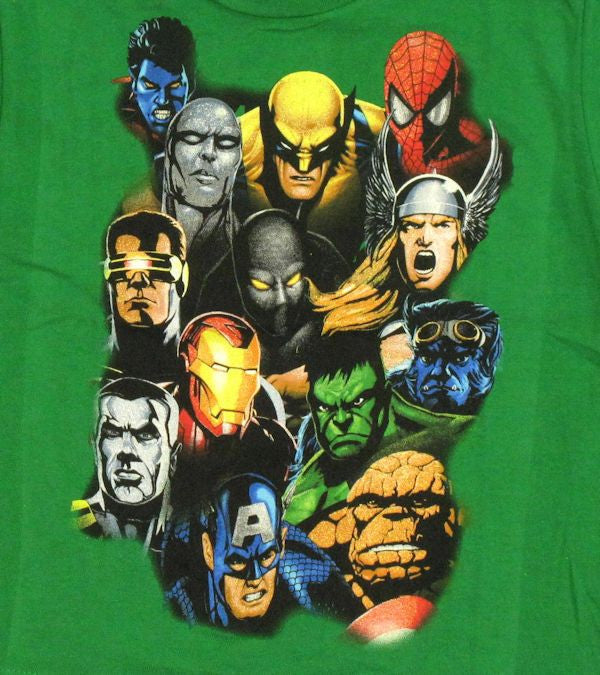 Marvel Group Stack Juvenile T Shirt