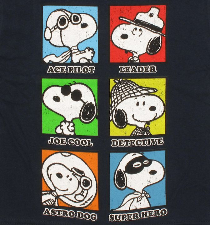 Peanuts Snoopy Careers Juvenile T Shirt