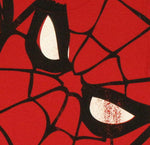 Spiderman Face Contrast Long Sleeve Juvenile T Shirt