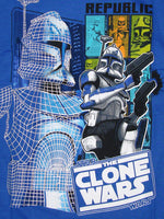 Star Wars Clone Wars Rex Grid Juvenile T Shirt