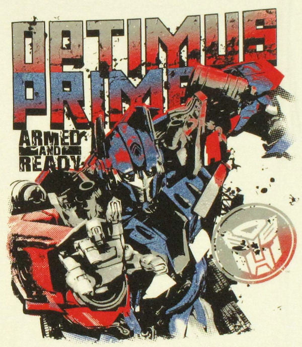 Transformers Optimus Armed Ready Juvenile T Shirt