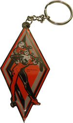 Harley Quinn Diamond Metal Keychain