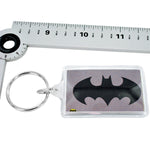 Batman Logo on Gray Keychain