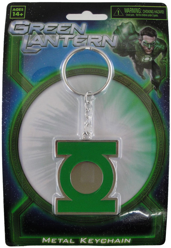 Green Lantern Logo Metal Keychain