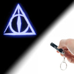 Harry Potter Deathly Hallows Flashlight Keychain