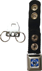 Power Rangers Blue Ranger Buckle Keychain