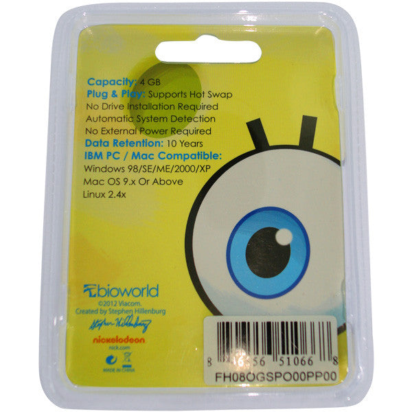 Spongebob Squarepants Flash Drive Keychain