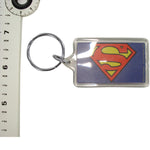 Superman Logo Lucite Keychain