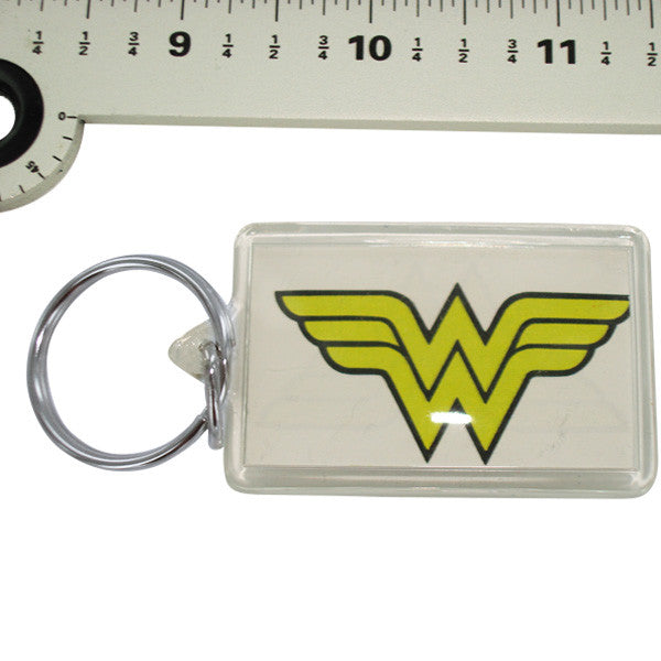 Wonder Woman Logo Lucite Keychain