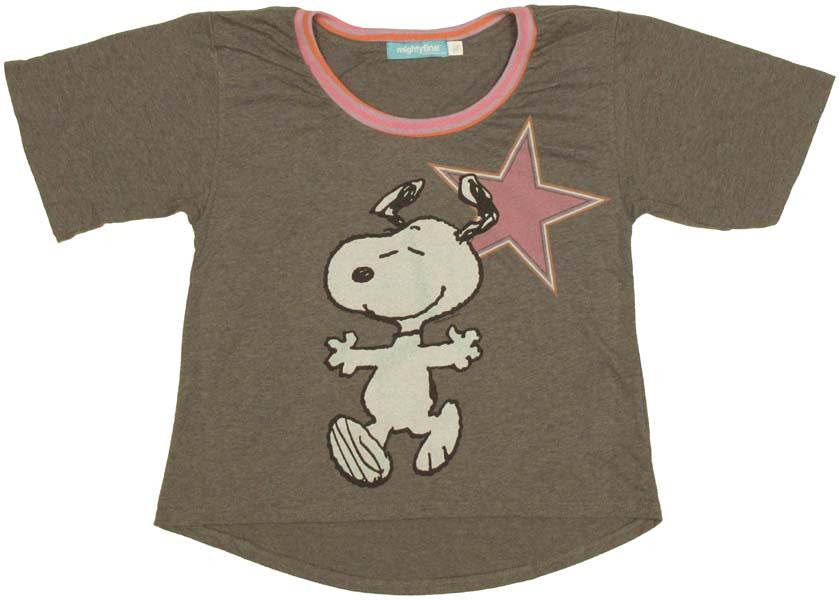 Peanuts Snoopy Star Ladies Tee Combo