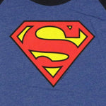 Superman Logo Raglan Ladies Tee