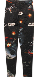 Star Wars Death Star Battle Open Leggings