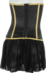 Batman Logo With Attached Skirt Corset Lingerie