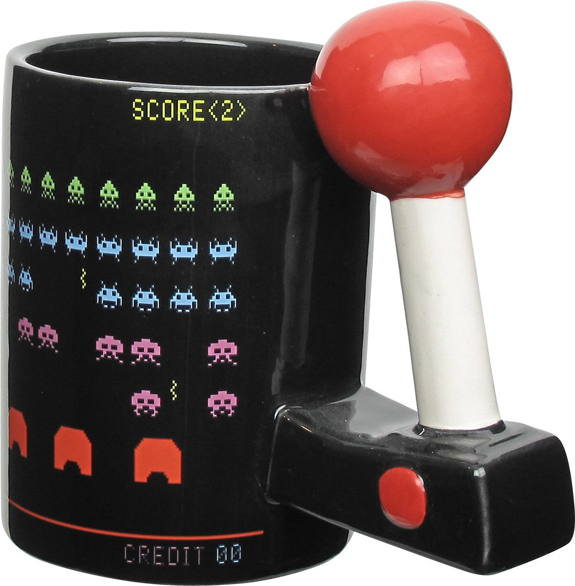 Atari Space Invaders Joystick Sculpted Handle Mug