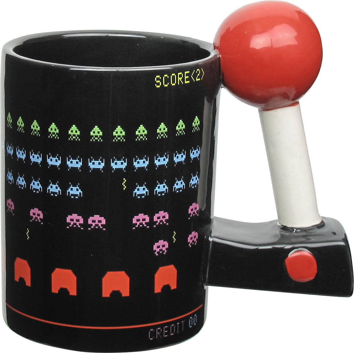 Atari Space Invaders Joystick Sculpted Handle Mug