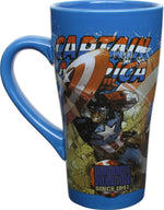 Captain America Defending Freedom Fluted Mug
