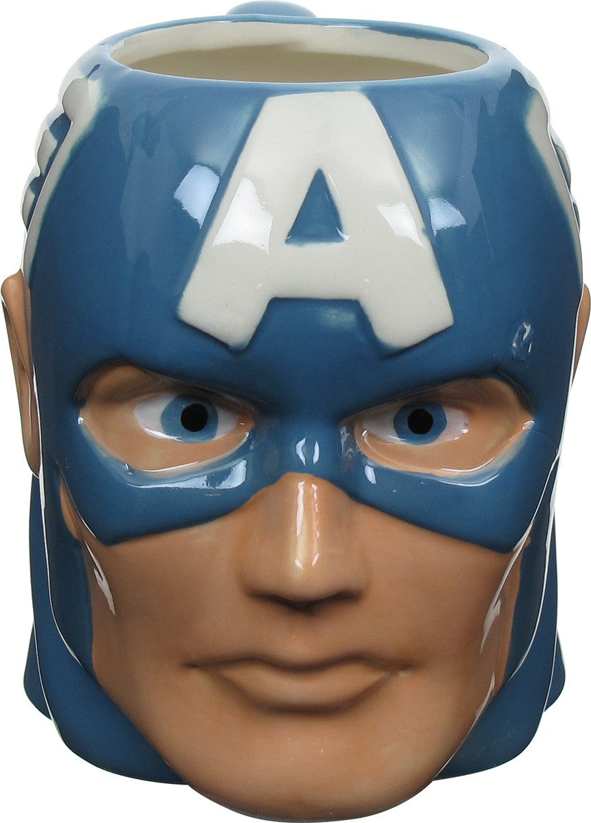 Captain America Head Sculpted Mug