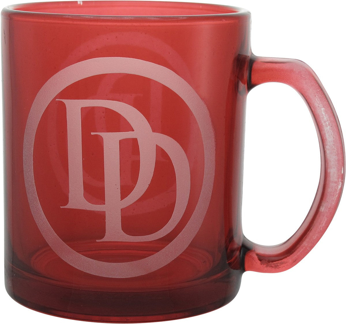 Daredevil Logo Etched Glass Mug