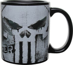 Punisher Silhouette Grid Mug