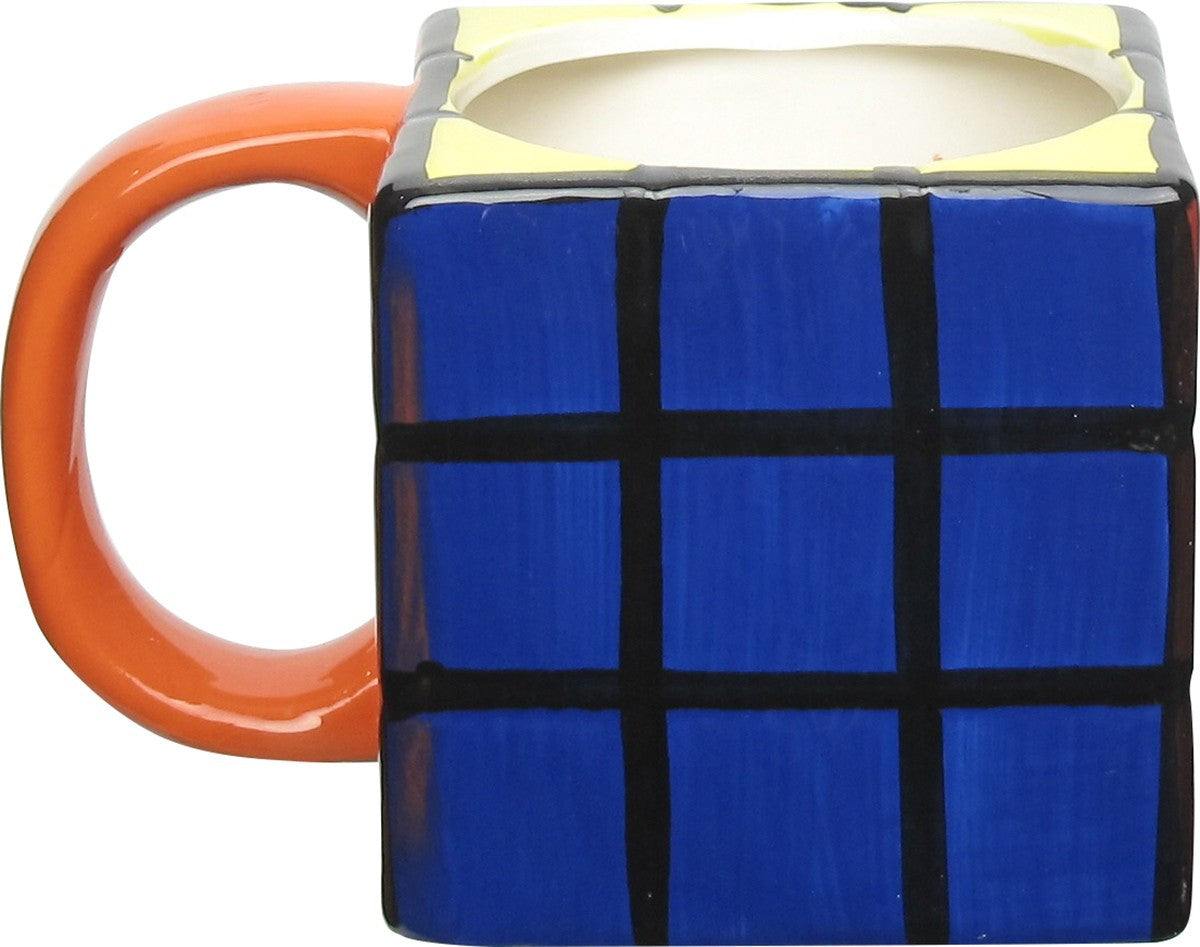 Rubiks Cube Sculpted Mug
