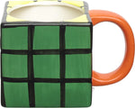 Rubiks Cube Sculpted Mug