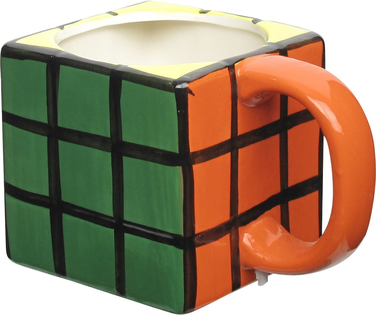 Rubiks Cube Sculpted Mug