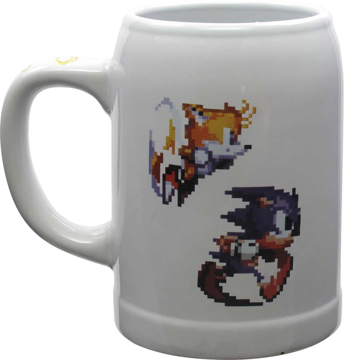 Sonic the Hedgehog and Tails Pixeled Stein Mug