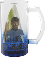 Star Trek Spock Live Long and Prosper Glass Mug
