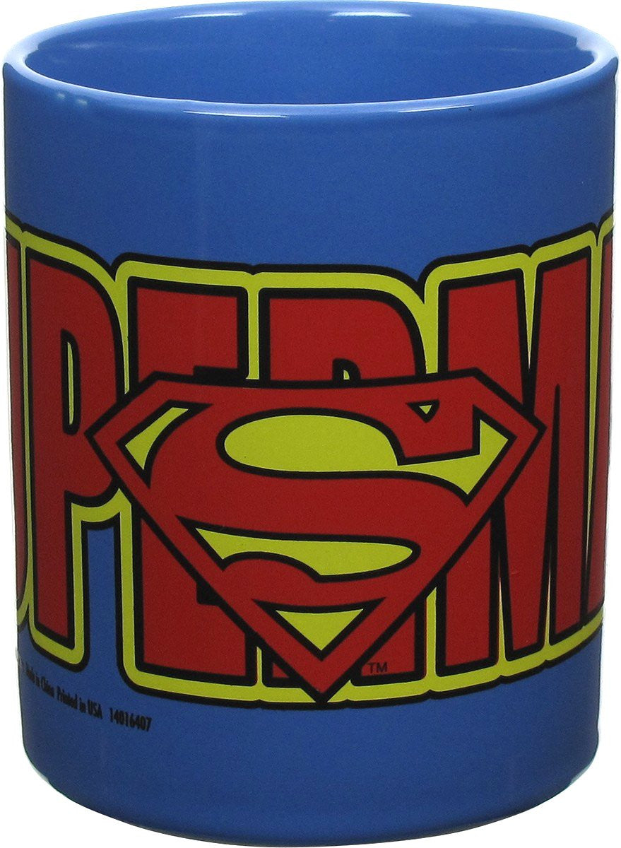 Superman Logo Name Wrap Mug