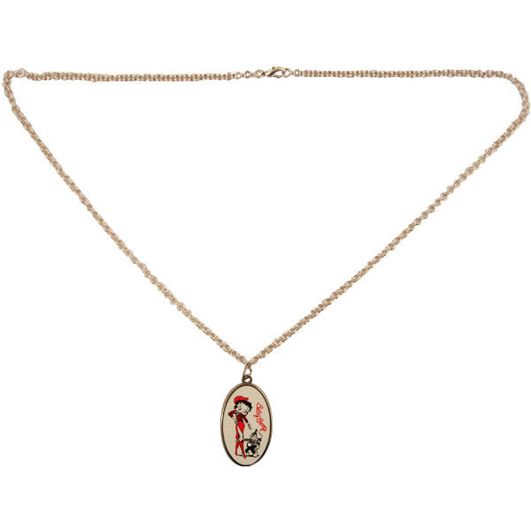 Betty Boop Oval Necklace