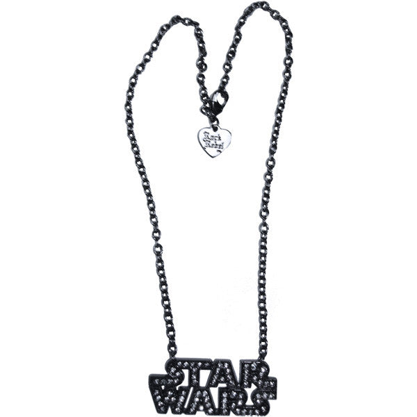 Star Wars Gem Name Black Necklace