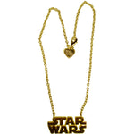 Star Wars Name Gold Necklace