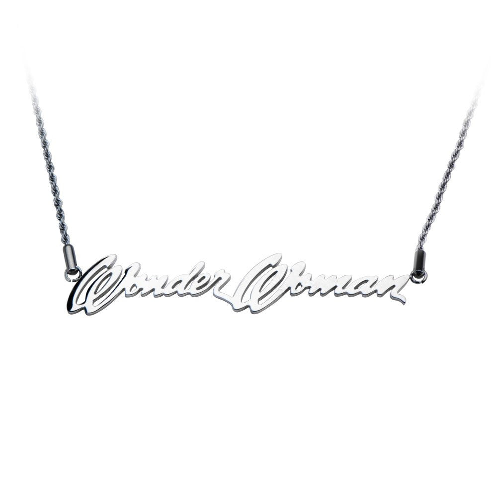 Wonder Woman Name Necklace