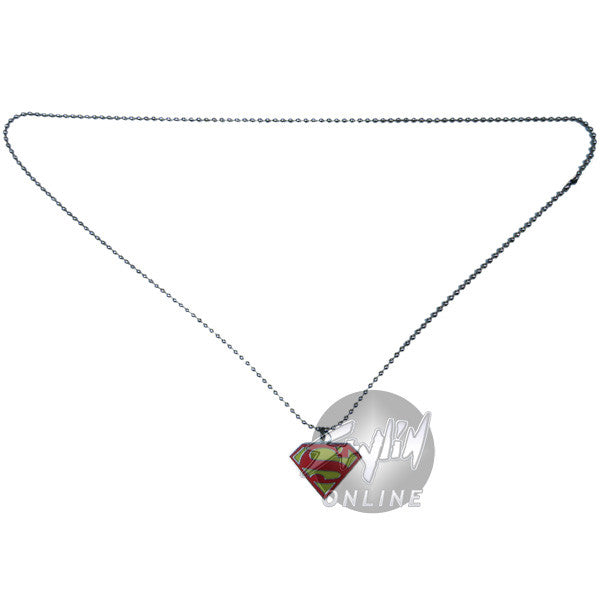 Superman Shield Logo Necklace