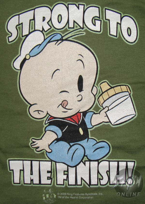 Popeye Strong Baby Snap Suit