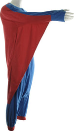Superman Costume with Attached Cape Pajamas