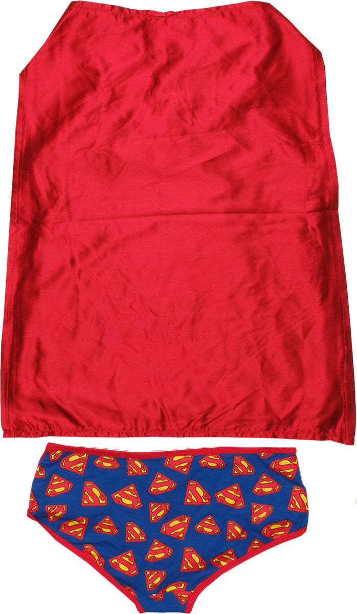 Superman Caped Tank and Briefs Junior Pajama Set