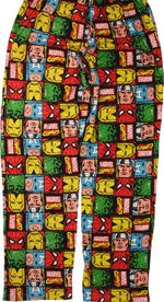 Avengers Face Logo Squares Pants