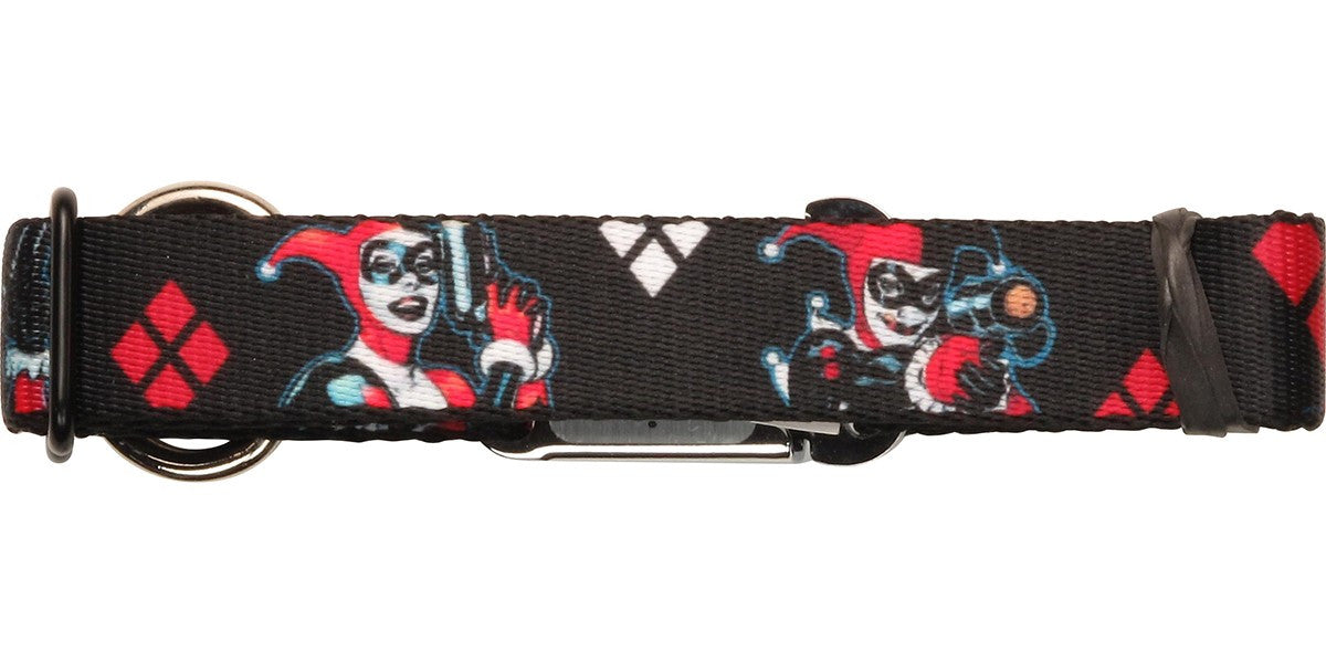 Harley Quinn Pop Gun Poses Pet Collar