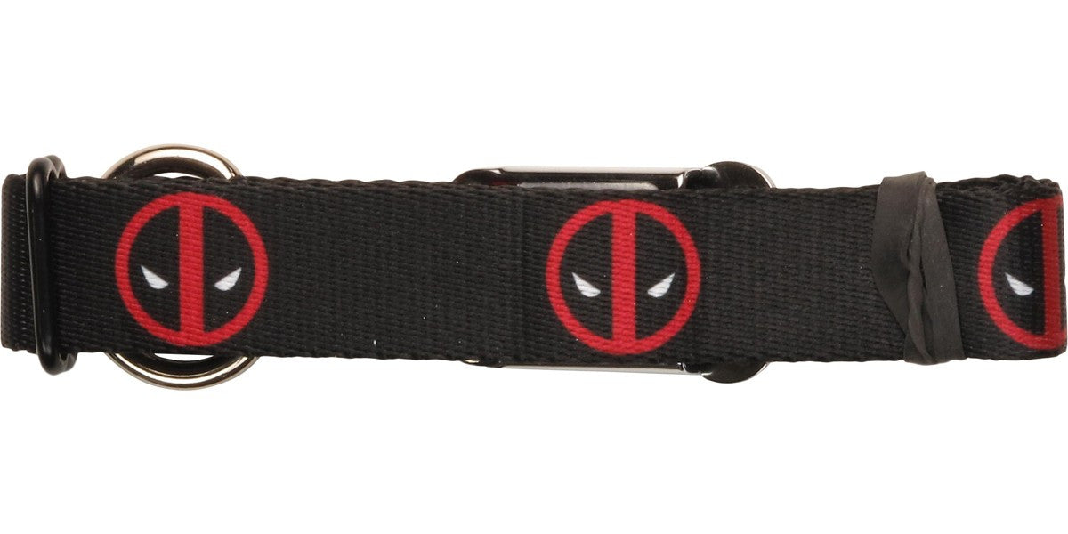 Deadpool Logos Pet Collar