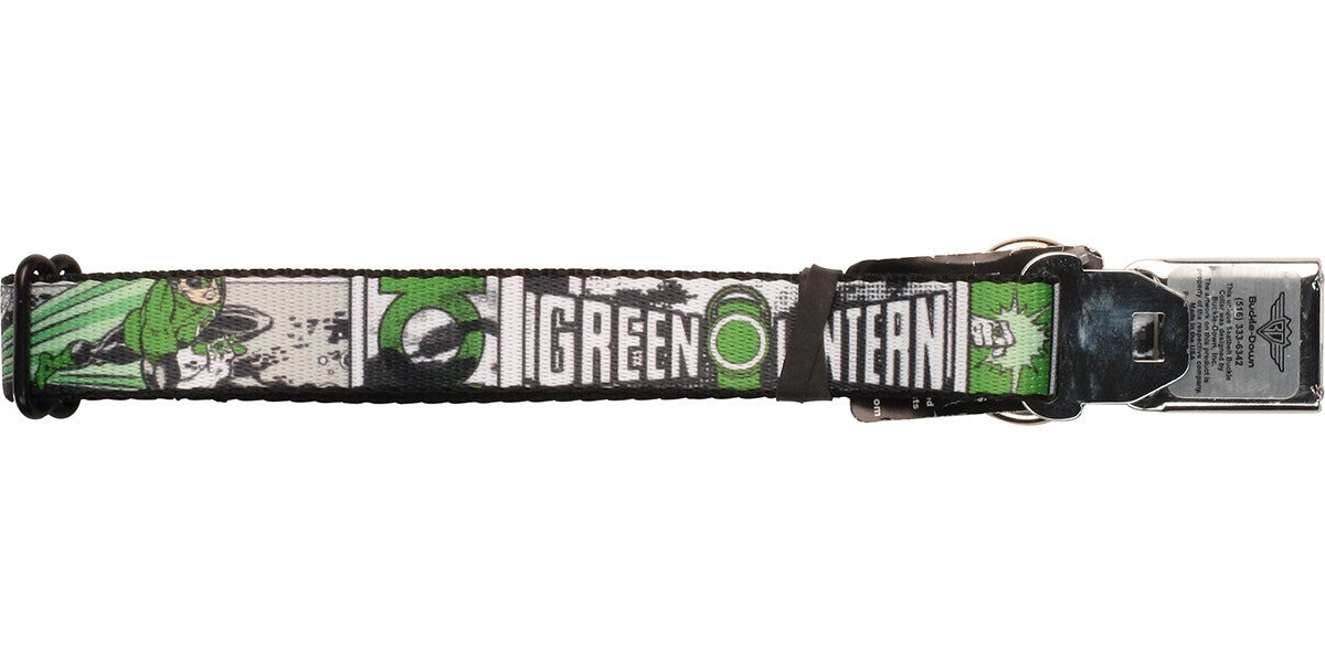 Green Lantern Hal Jordan Squares Pet Collar