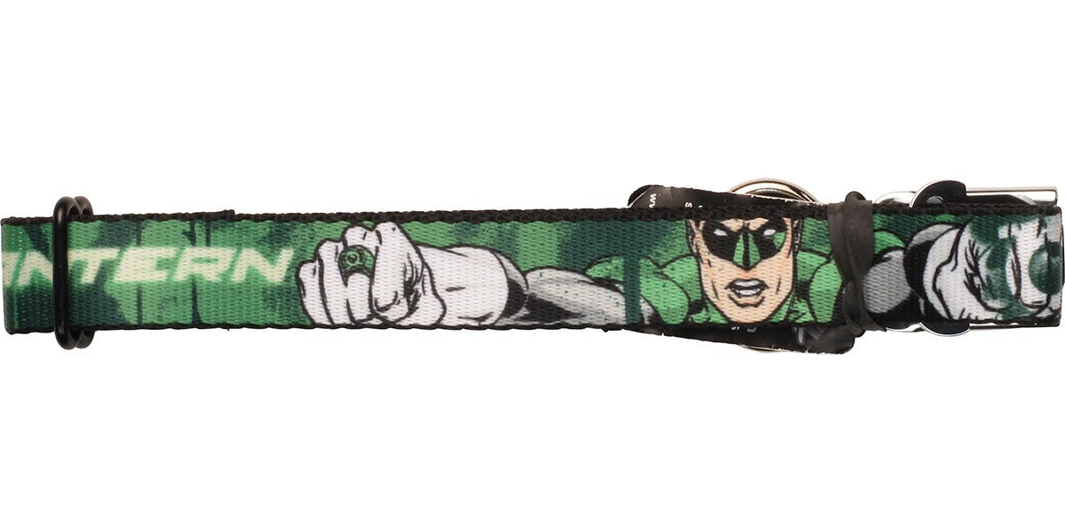 Green Lantern Hal Jordan Poses Pet Collar