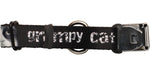 Grumpy Cat Distressed Name Pet Collar