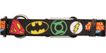 Justice League Logos Pet Collar