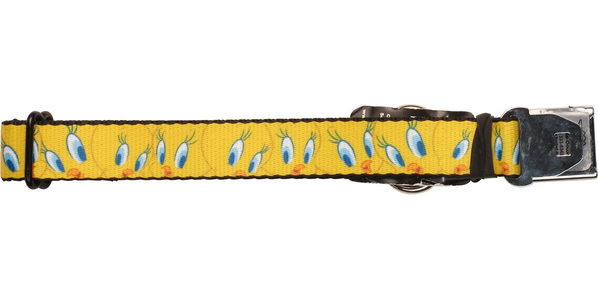 Looney Tunes Tweety Bird Faces Pet Collar