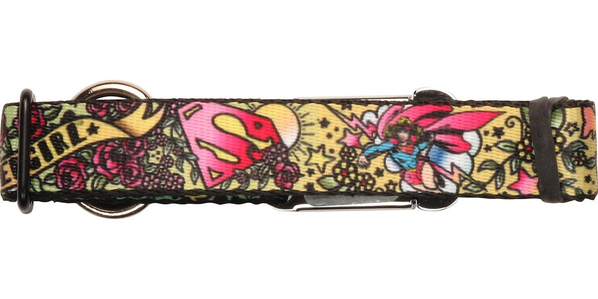 Supergirl Tattoo Wrap Pet Collar