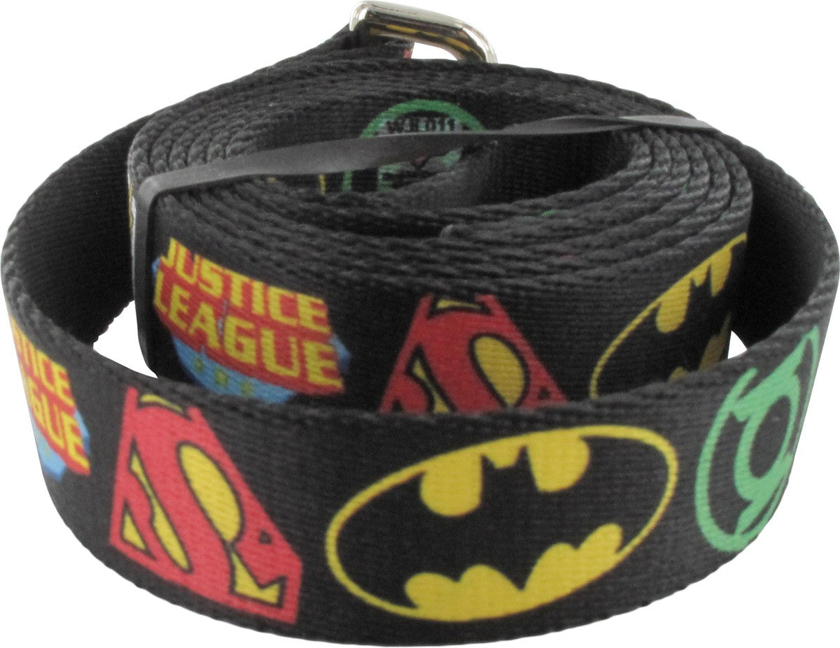 Justice League Logos Pet Leash