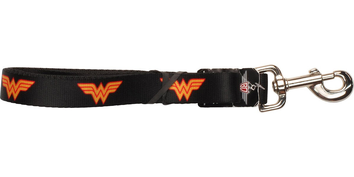 Wonder Woman Logo Black Pet Leash