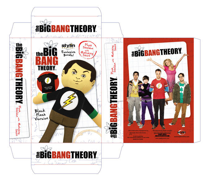 Big Bang Theory Sheldon Plush with Matching Shirt