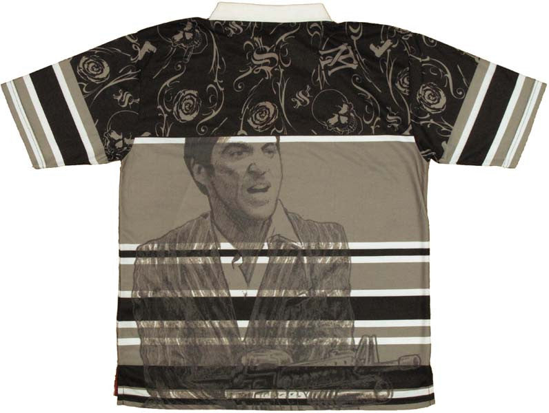 Scarface Tony Sketch Polo Shirt